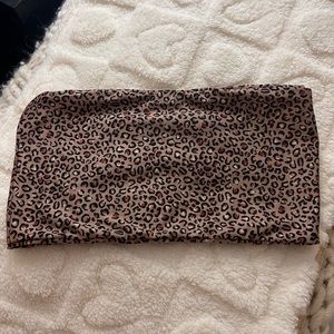 Stone Fox Swim Cheetah Bandeau Bikini